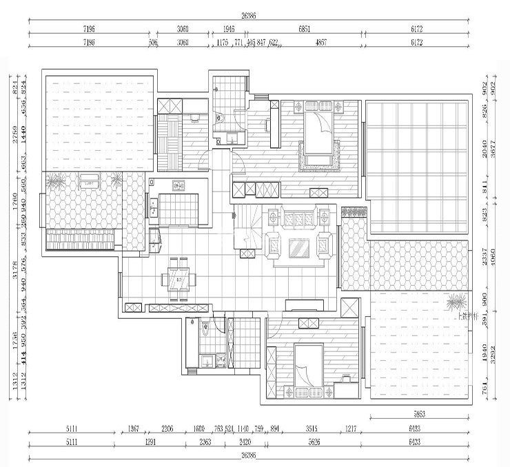 萬錦香樟樹-260平-新中式風(fēng)格-一樓平面.jpg