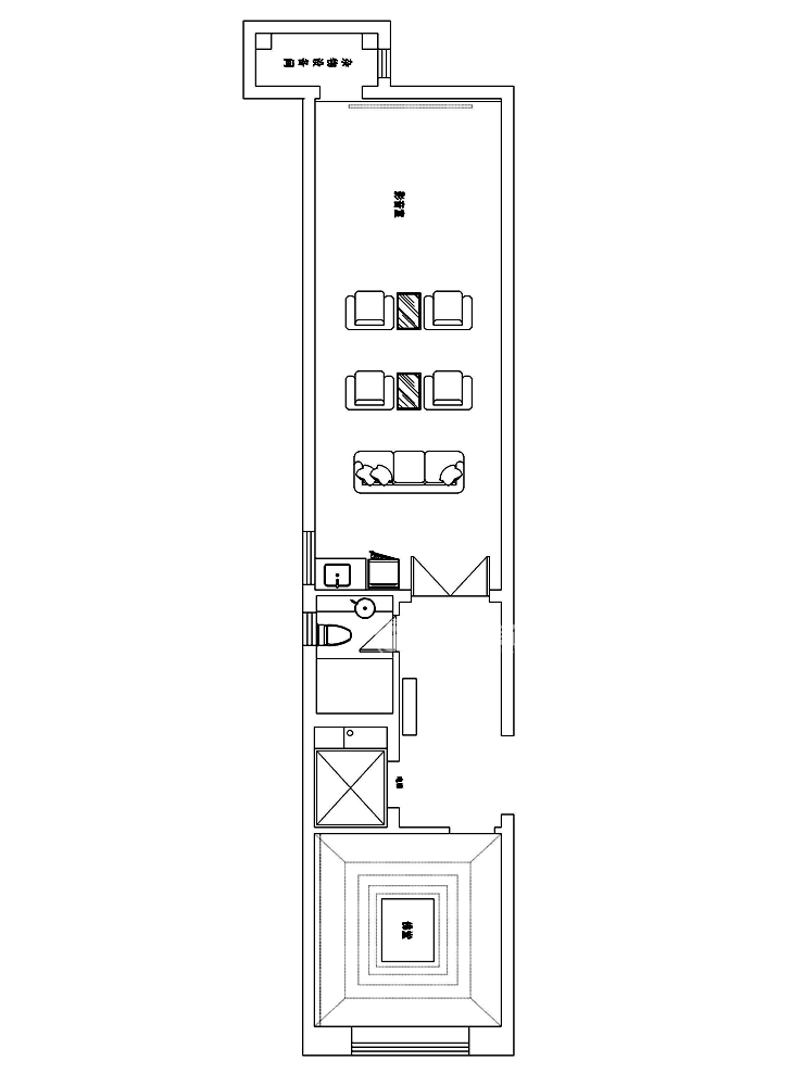 保利康橋-200平-現(xiàn)代輕奢風格-戶型二樓圖.jpg