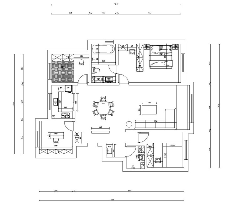 保利茉莉公館-146平-現(xiàn)代風(fēng)格-平面圖.jpg